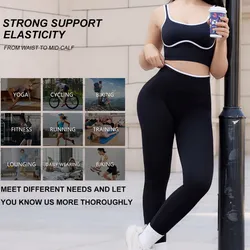 Conjunto negro deportivo con detalles blancos