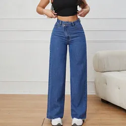 Jean con botón doble