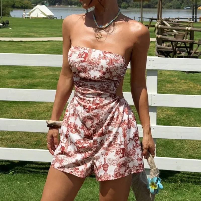 Mono rosado estampado