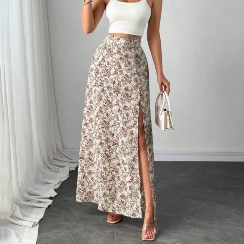 Saya larga estampada