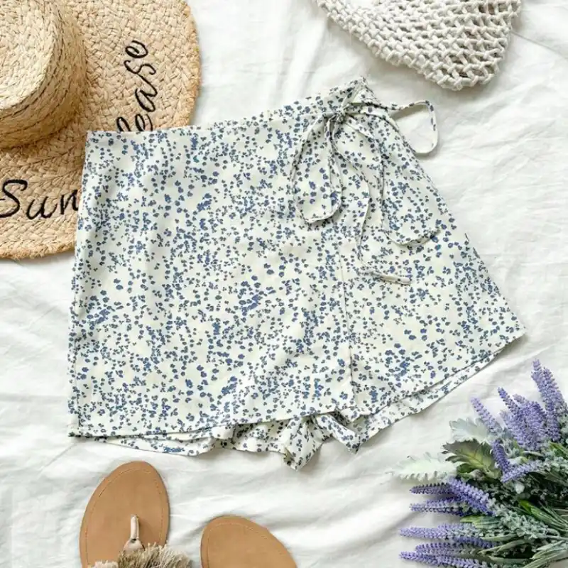 Saya-short estampada 