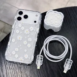 Set de forro con accesorios de margaritas