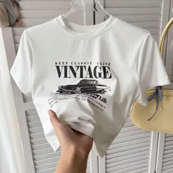 Top blanco Vintage