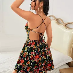 Vestido de muchos colores de tirantes