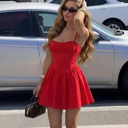 Vestido rojo corto