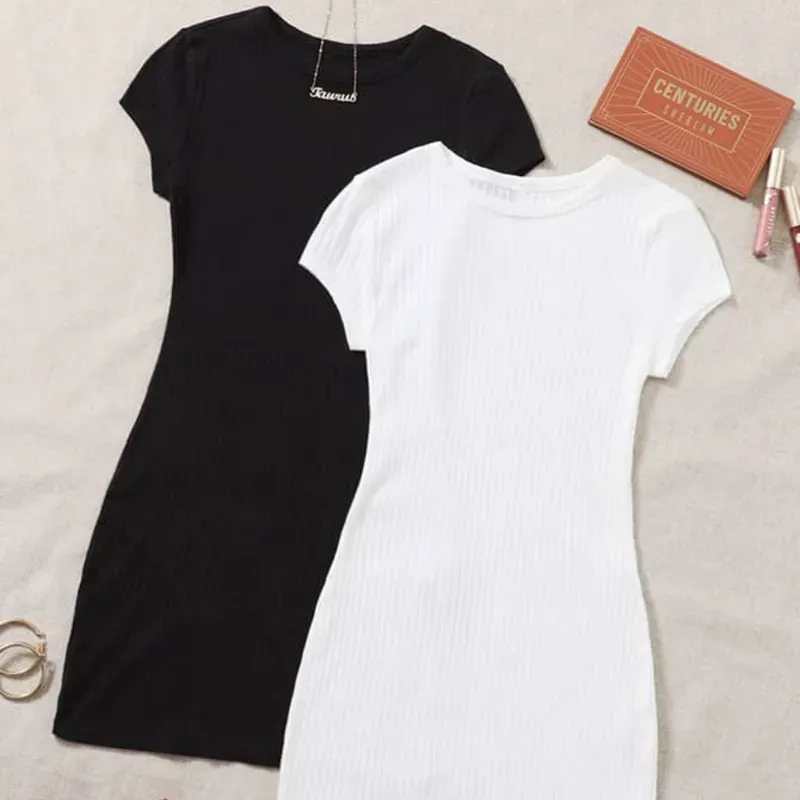 Vestidos color entero