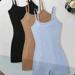 Monos de tirantes color entero