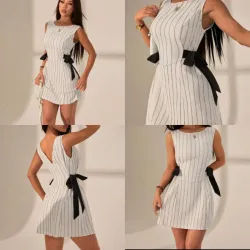Vestido de lazo