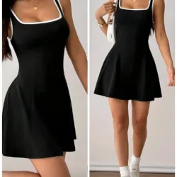 Vestido negro petite