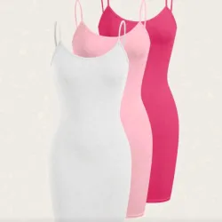 Vestidos color entero