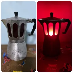 Lampara Cafetera 