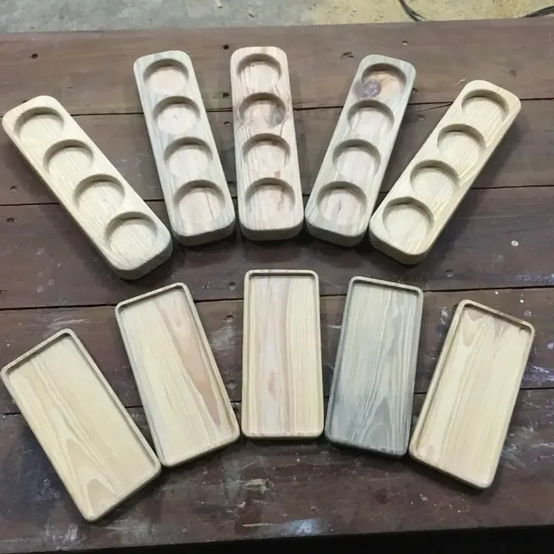 Platos de madera 