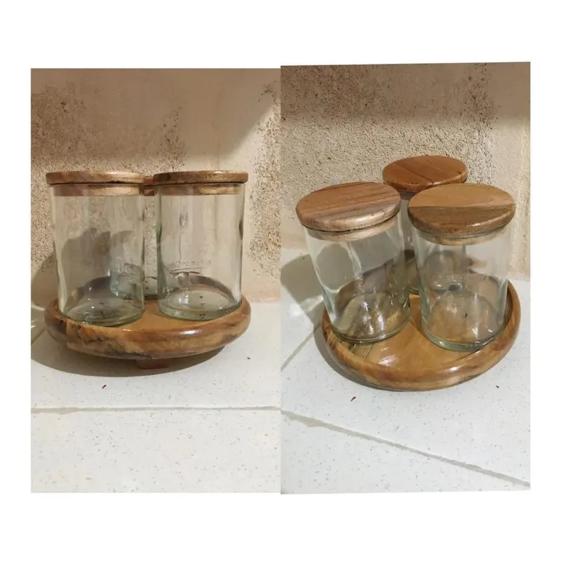 Pomos de Cristal con tapa 