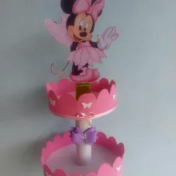 Bandeja para copcakes(temática Minnie)