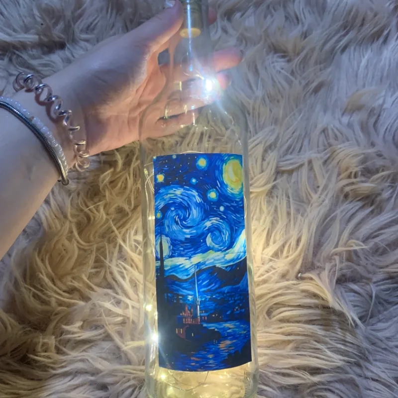 Botella Magia a (etiqueta) 🌈🍾