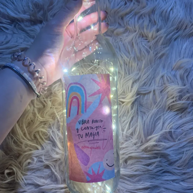 Botella mágica  (etiqueta)✨💗