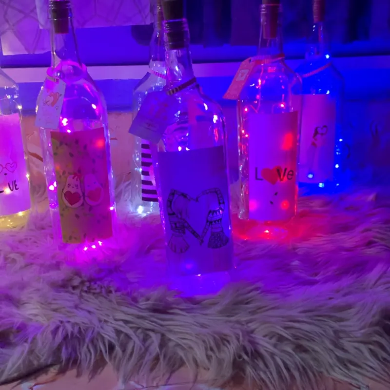 Botellas mágicas (etiqueta) 🌈🍾
