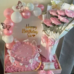 Bandeja con cake