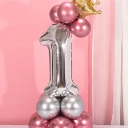 Bouquet de globos con número 