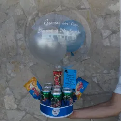 Cesta de cervezas 