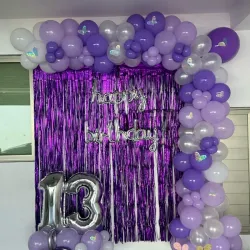Decoración sencillo de Happy Birthday 