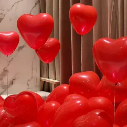 Globo de latex en forma de corazón 