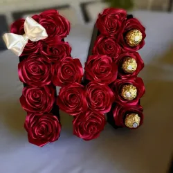 Letras de rosas 