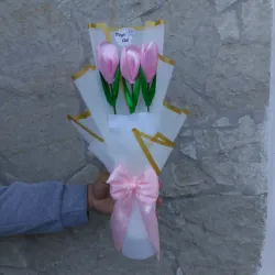 Ramos de 3 tulipanes 
