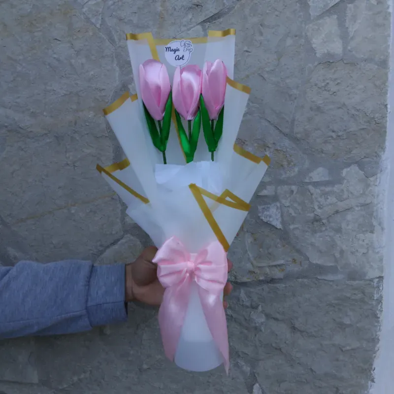 Ramos de 3 tulipanes 