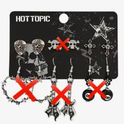 Aretes de Hot Topic