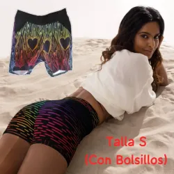 Leggins Cortas con Bolsillos