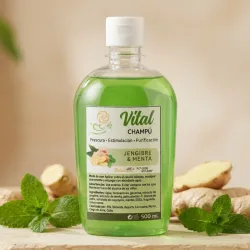 Shampú Jengibre y Menta 500ml