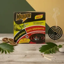 Vela Negra Anti-Mosquito Limón 