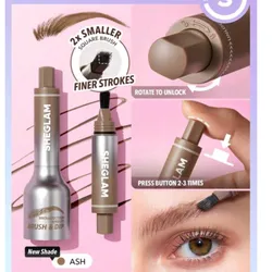 Brocha angulada para cejas 