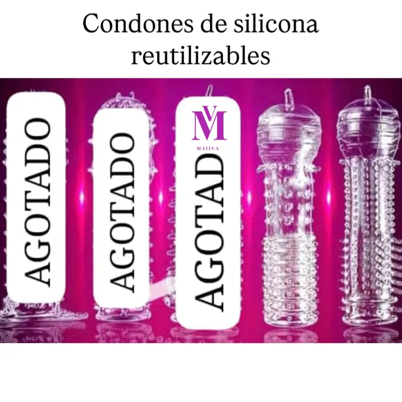Condones De silicona 