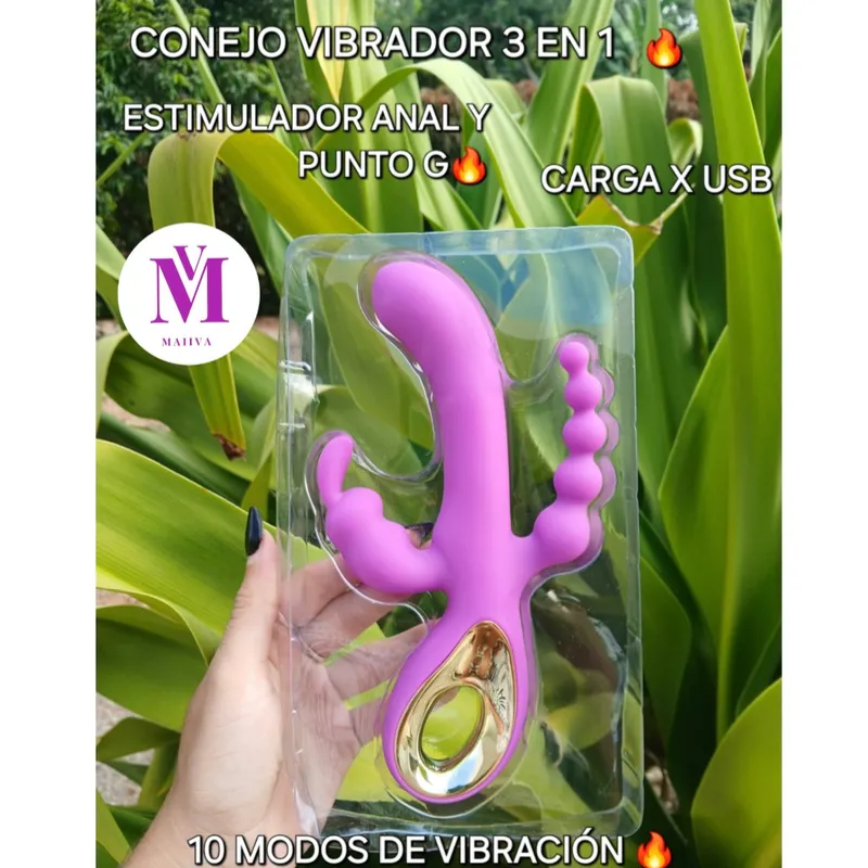 Conejo vibrador 3-1