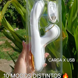 Conejo Vibrador y Succionador 