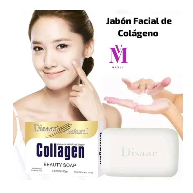 Jabón facial de colageno