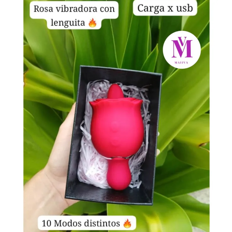 Rosa Vibradora con Lengua 