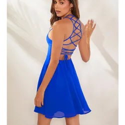 Vestido Azul S M L 