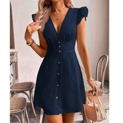 Vestido Azul marino L 