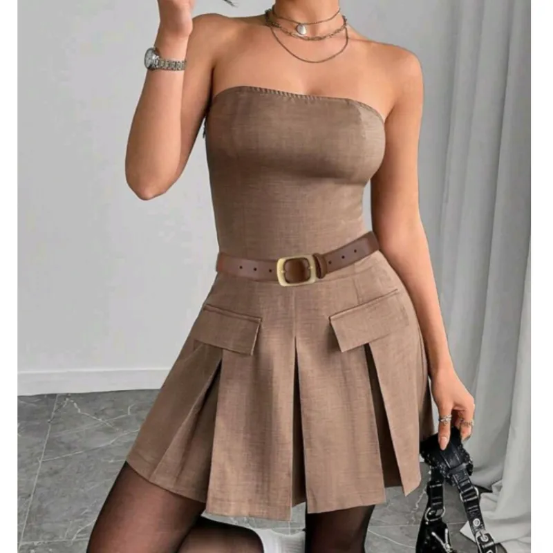 Vestido sin cinto S M L 