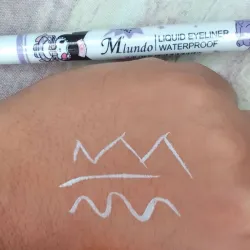 Delineadores de plumón blanco 