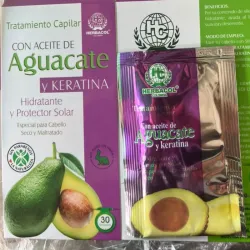 Mascarillas Capilares de Aguacate con Keratina