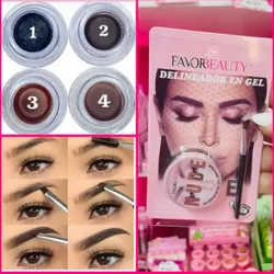 Gel de cejas con brocha