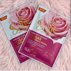 mascarilla facial de rosas💕