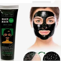 Tubo de mascarilla negra pell of