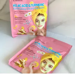 Almohadillas de limpieza facial de Cúrcuma
