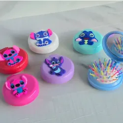 Espejo con cepillo Stitch