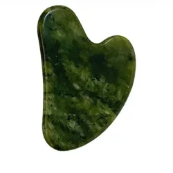 Guasha de cuarzo verde